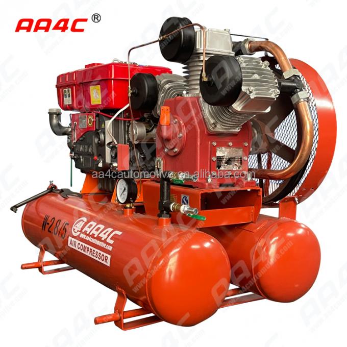 AA4C Reciprocating источник воздуха AA-W2.8/5 мастерской пневматического насоса компрессора воздуха портативного поршеня горнодобывающей промышленности дизельный на открытом воздухе