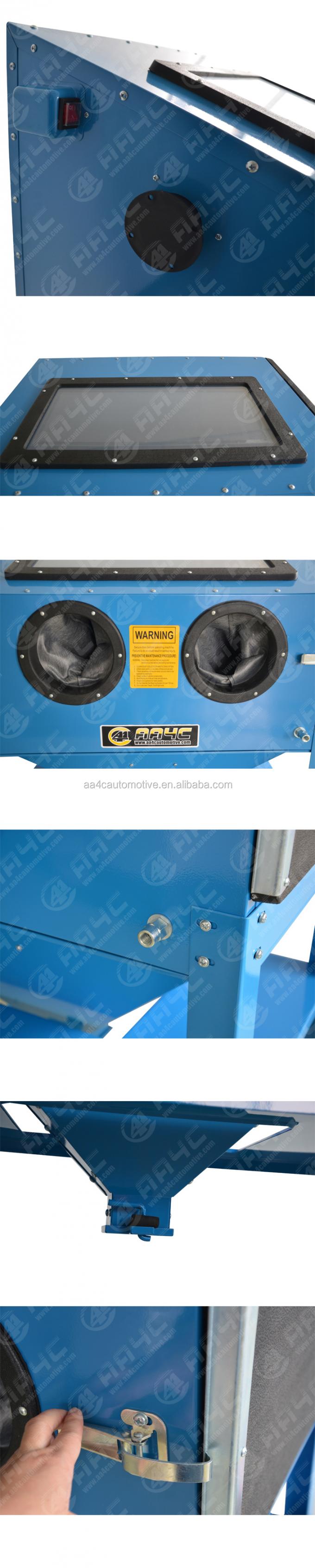 Машина sandblasting шкафа sandblast шкафа взрывать песка AA4C 420L для мастерской AA-SBC420